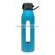 Custom made Food Safe Silicone Cover for Glass Water Bottle