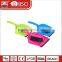 Household mni table dust cleaning easy plastic dust cleaning sets soft grip dustpan and brush set