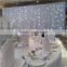 indoor wedding decor / muslim wedding decoration / white background wedding hall decoration