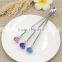 crystal handle stainless steel spoon cutlery set