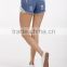 China Suppliers Embroidered Logo Sexy Denim Jeans Women Shorts On Sale