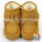 Children Boys And Girls Adding Cashmere Warm Snow Boots Tassel Shoes Kids