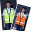high visibility security safety mesh vest with pocket