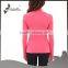 Running jacket with front zipper High collar hoodie