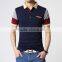 Mens Polo Shirt Block Summer Clothes