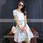 Korea Style Organza Temperament Fairy Flower Dress For Women