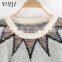 Women Jacquard Geometric Pattern holiday sweater christmas ladies sweater wholesaler
