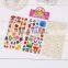 Children puffy sticker ,multicolor decoration PVC stikcer bubble DIY sticker carton pop-up sticker crystal sticker