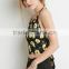 Fashion fully lined print top wholesale halter sexy woman crop top