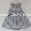 girls halloween dresses black stripe sleeveless ruffle dress birthdays toddler girl dress