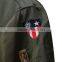 Customized Army Green Cheap Custom Made Varsity Jackets