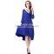 High quality designer denim elegant plus size 2015 newest dress