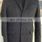 Men's check coat with curved cuff NEW STYLE