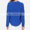 CHEFON Sexy deep v neck long sleeve women latest skirt and blouse 2016