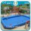 HI China high quality commercial 0.6mm PVC inflatable square swimming pool,inflatable adult swimming pool,giant inflatable pool