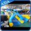 Commercial grade slip N slide for adult with sponge underneath / inflatable water slides / 50m long slide the city
