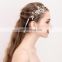 Wedding Hair Jewelry Crystal Bridal Headbands With Flower Leaf hair vine Opal Regal Woman Headpiece Party Prom Hair Accessories