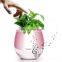 Egg Shell Smart Music Flower Pot Speaker with Light Touch Plant for Home Office Decoration