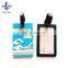 fashion cheap tag card luggage tag with custom design logo