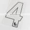 Sports numbers pet heat transfer film for clothing