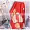 Animal Baby blanket swaddle custom logo cheap cartoon printed coral fleece blanket wholesale