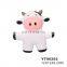 Cute panda interactive dog toy pet latex toy with squeaker
