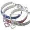 Luxury New Heart-shaped Crystal Necklace Dog Collar Pet