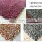 Micro Fibre yarn spaced dyed color 100% polyester grey cotton backing