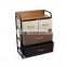 Customized 5L-604 Smart Basics Chest easy pull  4-Drawer fabric chest drawer bedroom dresser storage tower