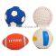 HQP-WJ113 HongQiang Hot style dog toy latex rugby ball tennis dog bite voice ball pet toy