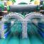 Palm Tree Inflatable Commercial Water Slide Obstacle Course Bounce House With Pool