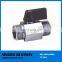 1/4" to 1/2" Mini brass ball valve