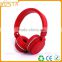 2016 China manufacturing colorful bluetooth wireless headset with microphone