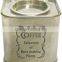 Tea Coffee Stainless Steel Canister, Tea Sugar Jars for Kitchen
