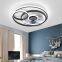 Smart fan light with warm light