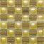 8mm thickness hotel project mixed material mosaic golden glass mosaic tile