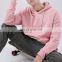 100%cotton Breathable Regular Fit Navy Long Sleeves Spandex Hoodies for Men