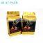 Custom Printed Flat Bottom 12 Oz/18 oz Aluminum Foil Coffee Packaging Bag