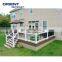 High end black exterior stair balustrades handrails