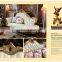Luxury dresser European style cabinet integrated makeup mirrored dressers vanity table set
