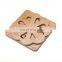 Natural bamboo creative place-mat cup mat bamboo tea cup pad customized bamboo bowl pot heat pad