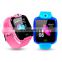 The latest online smart watch translucent GSM LBS alarm clock waterproof children camera watch phone