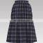 Gradient Coloured Crepe Check Design With Peach Finish for Women