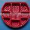 Red Silver Color Used For Chocolate Packing PVC Rigid Plastic Film