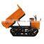 Self-loading mini dumper truck transporter crawler