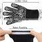 Long Kitchen Cooking Gloves 932F Heat Resistant Grilling Mitts Silicone Non-Slip Oven BBQ Gloves For Barbecue Cooking Baking