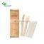 YADA Disposable Wooden Cutlery Sets for Party Wooden Knife Fork Spoon Flatware Sets Restaurant Fast food Cutlery
