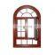 New grille window for Arch aluminum casement window wood grain