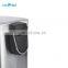 5L Trash Bin Retangular Shape Pedal Soft Close Silver Stainless Steel Color