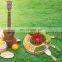 Picnic Cheese Cutting Plate Charcuterie Board Appetizer Serving Tray Bamboo Cheese Board